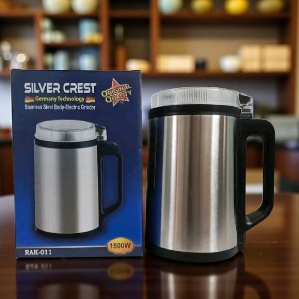 Silver Crest Stainless Steel Electric Mini Grinder
